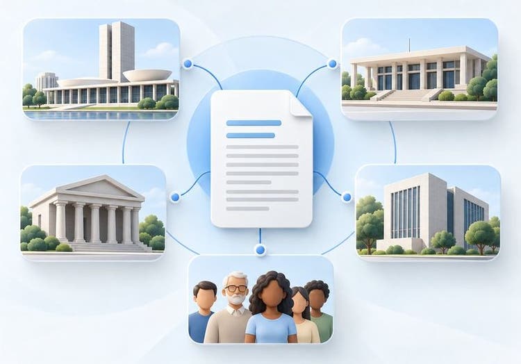 Assembleia, Governo, Justiça, Ministério Público e cidadãos ligados a um documento central